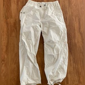 Stüssy Men's Cream and White Trousers